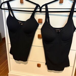 Black Seamless Shaping Camisoles - Set of 3